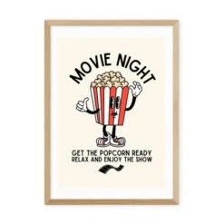 East End Prints Movie Night Popcorn By Mother & Sun Studio -Home Decor Shop 30932788 alt01
