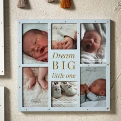 Bambino Dream Big Blue Collage Multi Photo Frame