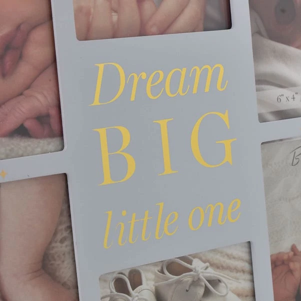 Bambino Dream Big Blue Collage Multi Photo Frame 4 Bambino Dream Big Blue Collage Multi Photo Frame - Image 4