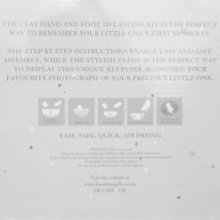 Bambino White Multi Photo Frame & Casting Kit -Home Decor Shop 30932952 alt03