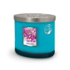 Heart And Home Ellipse Sweet Pea Multi Wick Candle -Home Decor Shop 30932999 alt02