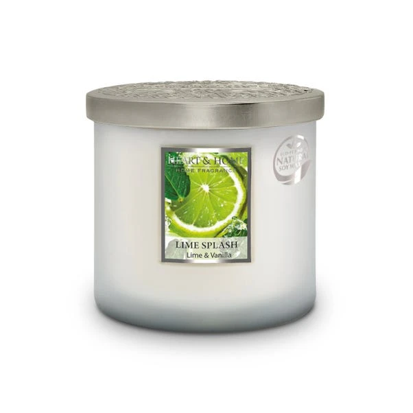 Heart And Home Ellipse Lime Splash Multi Wick Candle 2 Heart And Home Ellipse Lime Splash Multi Wick Candle - Image 2