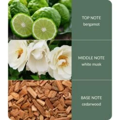 Heart And Home Bamboo Cedarwood & White Musk Jar Candle -Home Decor Shop 30933032 alt03