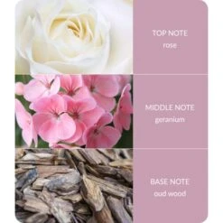 Heart And Home Bamboo Oudwood & Geranium Jar Candle -Home Decor Shop 30933033 alt03