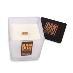 Heart And Home Bamboo White Blossom & Sandalwood Jar Candle -Home Decor Shop 30933038 alt02