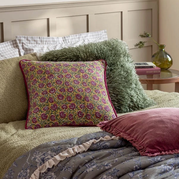 Furn Rowan Faux Fur Square Cushion 13 Furn Rowan Faux Fur Square Cushion - Image 13