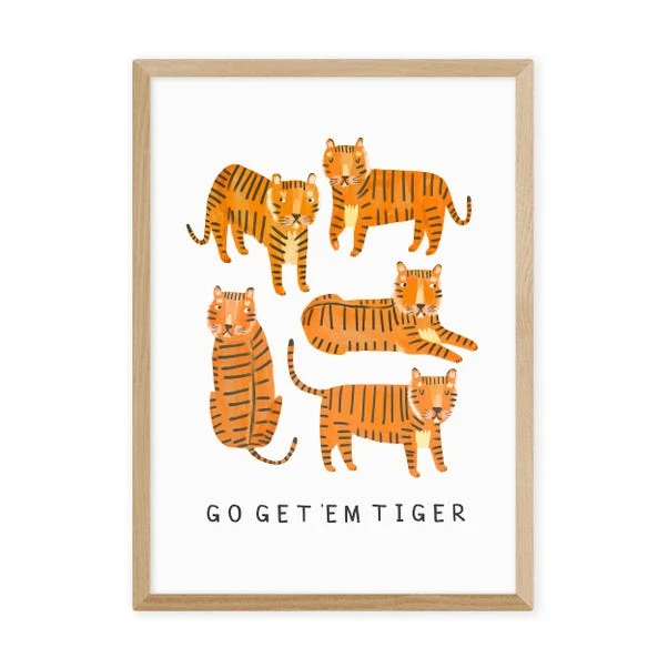 East End Prints Go Tiger Print By Darcie Olley 14 East End Prints Go Tiger Print By Darcie Olley - Image 14