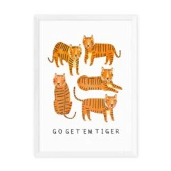 East End Prints Go Tiger Print By Darcie Olley 23 East End Prints Go Tiger Print By Darcie Olley -Home Decor Shop 30933562 alt01