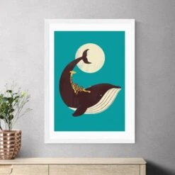 East End Prints The Giraffe And The Whale Print By Jay Fleck -Home Decor Shop 30933619