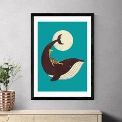 East End Prints The Giraffe And The Whale Print By Jay Fleck -Home Decor Shop 30933621