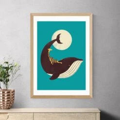 East End Prints The Giraffe And The Whale Print By Jay Fleck -Home Decor Shop 30933622