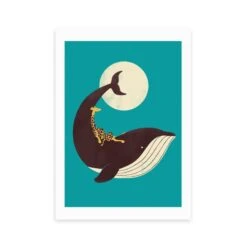 East End Prints The Giraffe And The Whale Print By Jay Fleck -Home Decor Shop 30933624 alt01