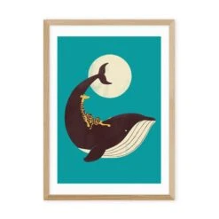 East End Prints The Giraffe And The Whale Print By Jay Fleck -Home Decor Shop 30933626 alt01