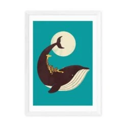 East End Prints The Giraffe And The Whale Print By Jay Fleck -Home Decor Shop 30933627 alt01