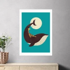 East End Prints The Giraffe And The Whale Print By Jay Fleck