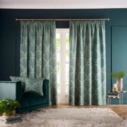 Nouveau Fan Pencil Pleat Curtains -Home Decor Shop 30934608 alt01