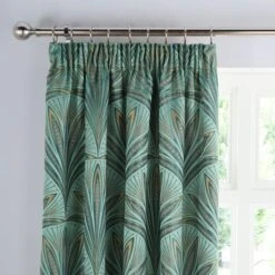 Nouveau Fan Pencil Pleat Curtains -Home Decor Shop 30934642
