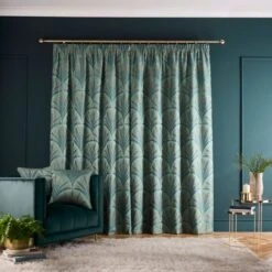 Nouveau Fan Pencil Pleat Curtains -Home Decor Shop 30934642 alt04