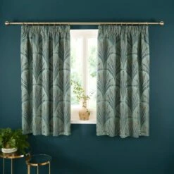 Nouveau Fan Pencil Pleat Curtains -Home Decor Shop 30934642 alt05