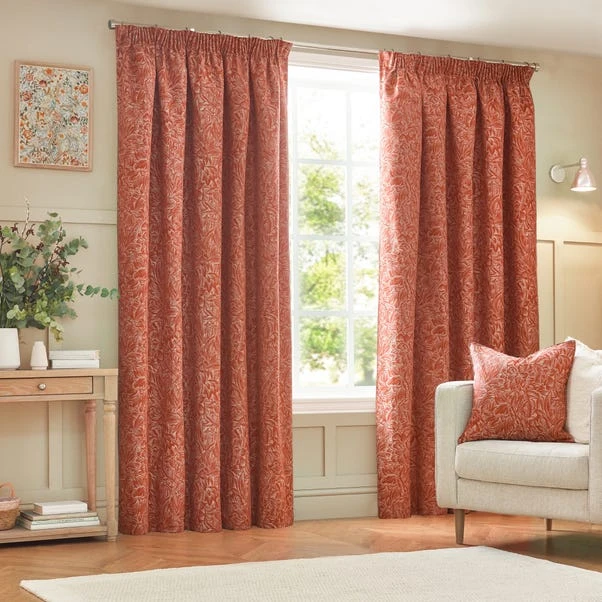 Grantley Brick Pencil Pleat Curtains 17 Grantley Brick Pencil Pleat Curtains - Image 17