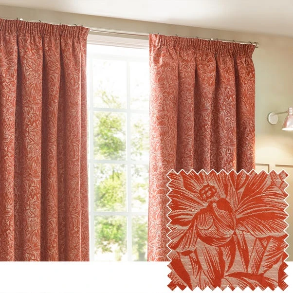 Grantley Brick Pencil Pleat Curtains 19 Grantley Brick Pencil Pleat Curtains - Image 19