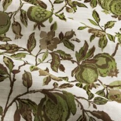 Pomegranate Green Pencil Pleat Curtains -Home Decor Shop 30935364 alt02