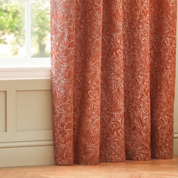 Grantley Brick Pencil Pleat Curtains 5 Grantley Brick Pencil Pleat Curtains - Image 5