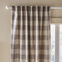 Edited Life Elton Check Unlined Tab Top Curtains -Home Decor Shop 30936855 alt03