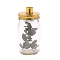 Love Story Mason Jar Candle Holder 6 Love Story Mason Jar Candle Holder -Home Decor Shop 30937120 alt02