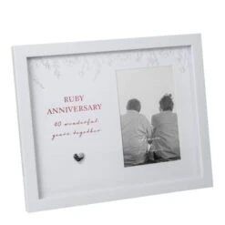 Amore Ruby Wedding Anniversary Photo Frame