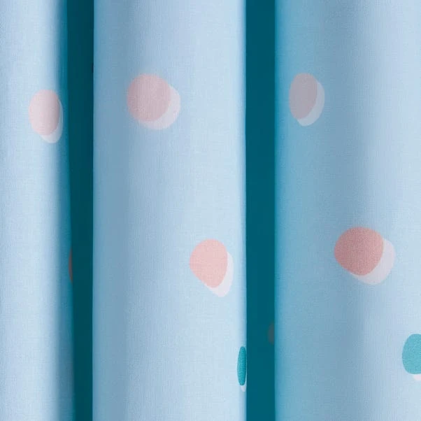 Bold Floral Polka Dot Blackout Eyelet Curtains 2 Bold Floral Polka Dot Blackout Eyelet Curtains - Image 2