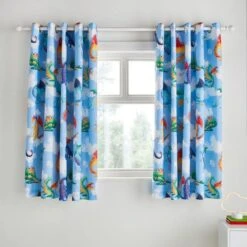 Dragons Blackout Eyelet Curtains -Home Decor Shop 30937813 alt05