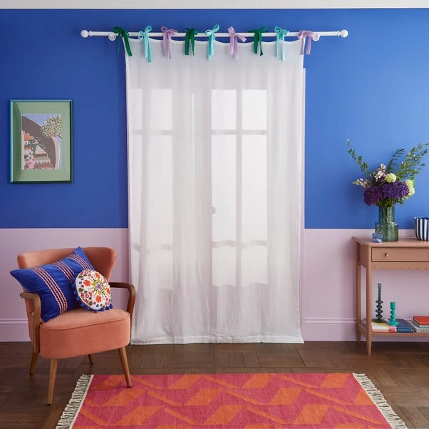 Sophie Robinson Tie Top Voile Panel 4 Sophie Robinson Tie Top Voile Panel - Image 4