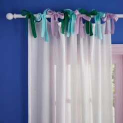 Sophie Robinson Tie Top Voile Panel 24 Sophie Robinson Tie Top Voile Panel -Home Decor Shop 30938155 alt04