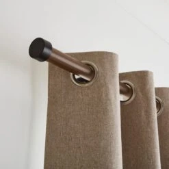 Trinity Wrapped Fixed Metal Eyelet Curtain Pole -Home Decor Shop 30938393 alt04