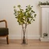 Set Of 2 Pre-lit Artificial Eucalyptus Branches