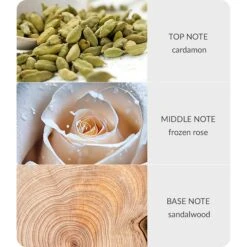 Heart And Home Bamboo Frozen Woodland Walk Centrepiece Candle -Home Decor Shop 30945387 alt02