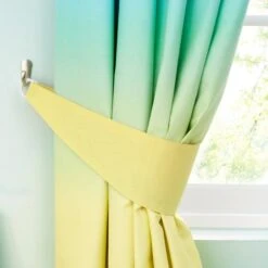 Bright Rainbow Ombre Blackout Eyelet Curtains -Home Decor Shop 30957214 alt03