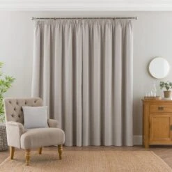 Elmore Blackout Pencil Pleat Curtains -Home Decor Shop 30958482 alt04