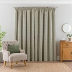 Elmore Blackout Pencil Pleat Curtains -Home Decor Shop 30958571 alt04