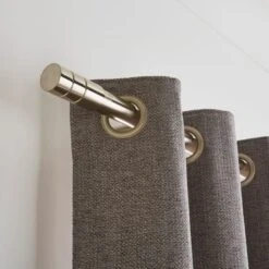 Cylinder Extendable Metal Eyelet Curtain Pole -Home Decor Shop 30958576 alt04