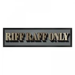 Riff Raff Only Framed Print