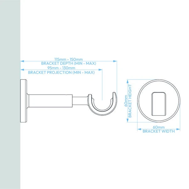 Vintage Floral Extendable Metal Curtain Pole 11 Vintage Floral Extendable Metal Curtain Pole - Image 11