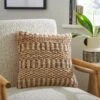 Chunky Jute Natural Square Cushion