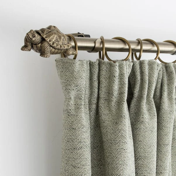 Tortoise Extendable Metal Eyelet Curtain Pole 1 Tortoise Extendable Metal Eyelet Curtain Pole