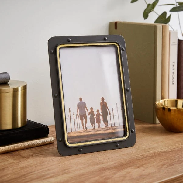 Industrial Black & Gold Photo Frame 1 Industrial Black & Gold Photo Frame