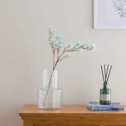 Blue Wax Flower Spray