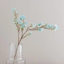Blue Wax Flower Spray -Home Decor Shop 30963901 alt03