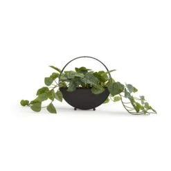 Artificial Trailing Plant In Round Metal Vase 5 Artificial Trailing Plant In Round Metal Vase -Home Decor Shop 30965087 alt02