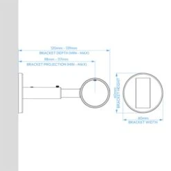 Atlanta Acrylic Curtain Pole With Rings 28 Atlanta Acrylic Curtain Pole With Rings -Home Decor Shop 30965348 alt07